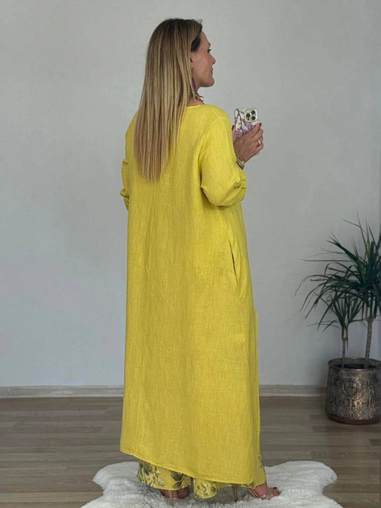 Marie | Casual Cotton and Linen Set