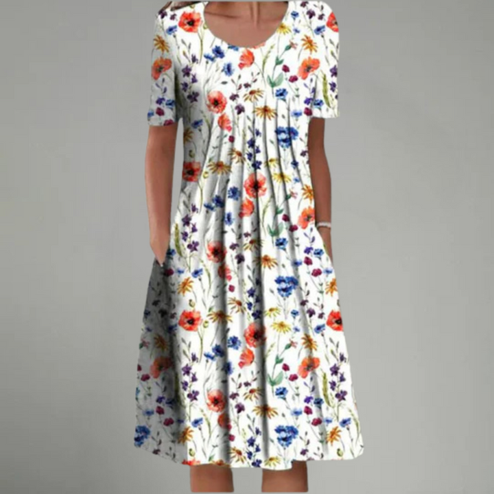 Amara - Classic Printed Dress