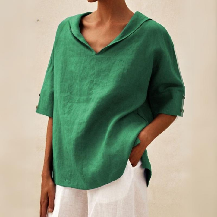 Phoebe™ | Oversized Cotton Shirt