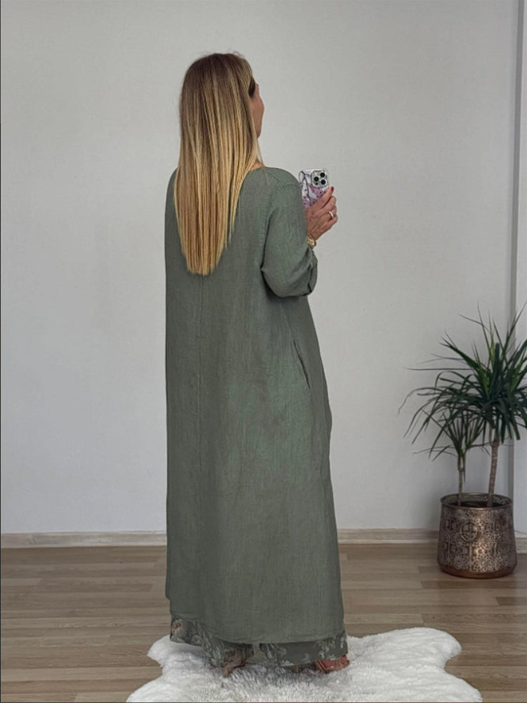 Marie | Casual Cotton and Linen Set