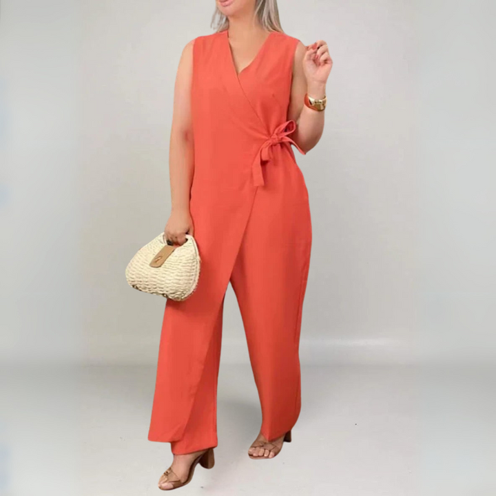 Amelia | Elegant V-Neck Jumpsuit