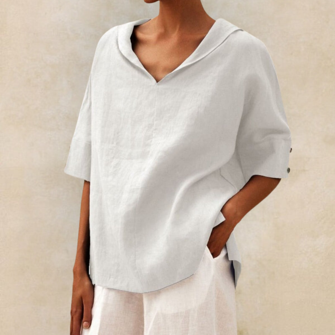 Phoebe™ | Oversized Cotton Shirt
