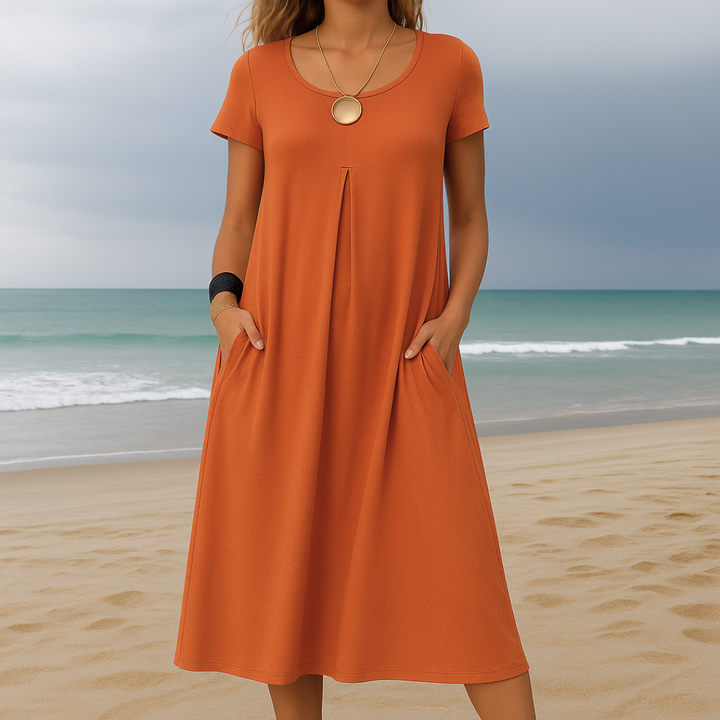 Zoe | Breezy Summer Dress Featuring Convenient Pockets