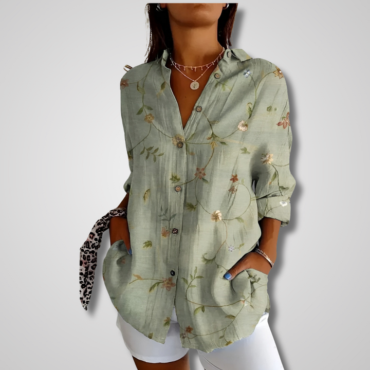 Amara™ | Floral Blouse