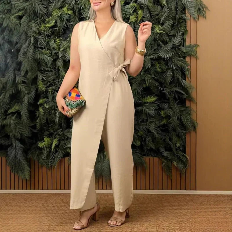 Amelia | Elegant V-Neck Jumpsuit